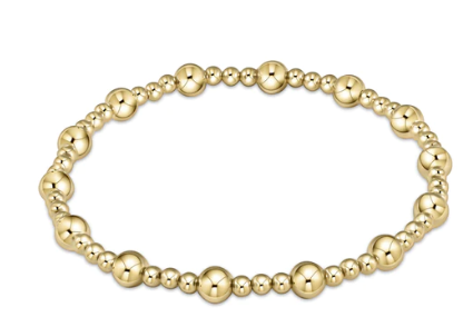 Classic Sincerity 5mm Bead Bracelet Gold