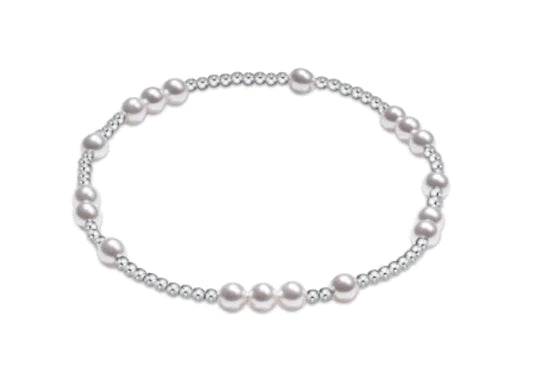 Hope Unwritten Sterling 4mm Bracelet - Pearl