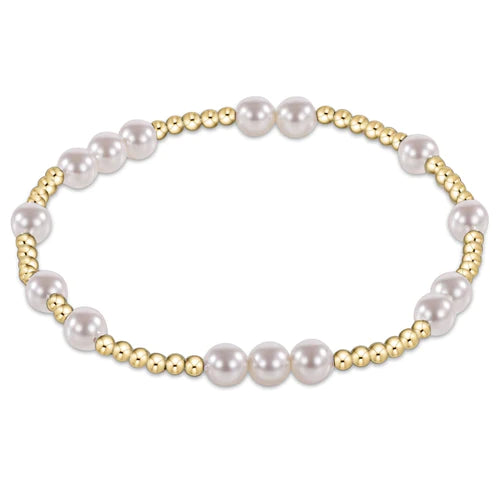 Extends Hope Unwritten 5mm Bracelet - Pearl
