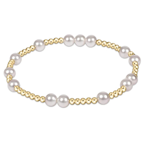 Extends Hope Unwritten 6mm Bracelet - Pearl