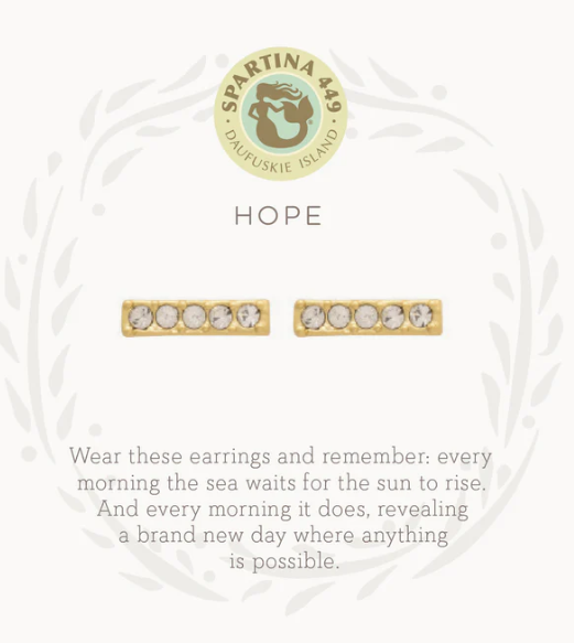 Sea La Vie Hope Earrings Gold