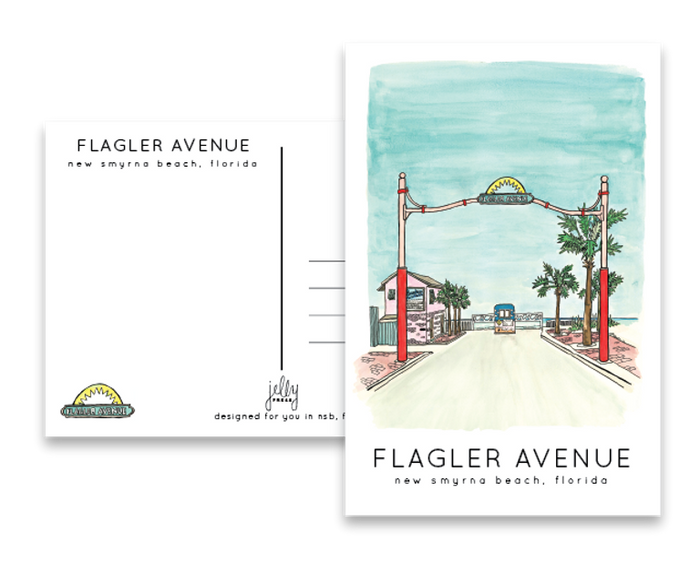 Flagler Ave Postcard